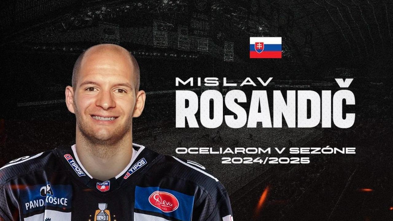 HC Košice a Mislav Rosandič sa dohodli na spolupráci